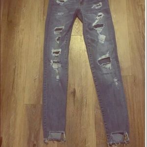 American eagle ripped jeans